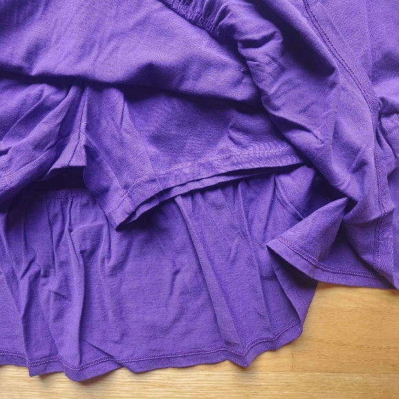 NWT Lands End Bright Grape Tiered Skort - Picture 4 of 9